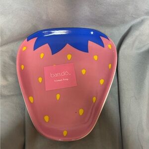 ban.do Pink and Blue Strawberry Trinket Tray